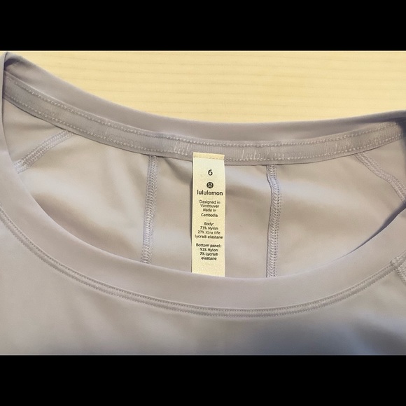 Lululemon Stripe In Stride LS (Serene Blue) - Picture 2 of 2